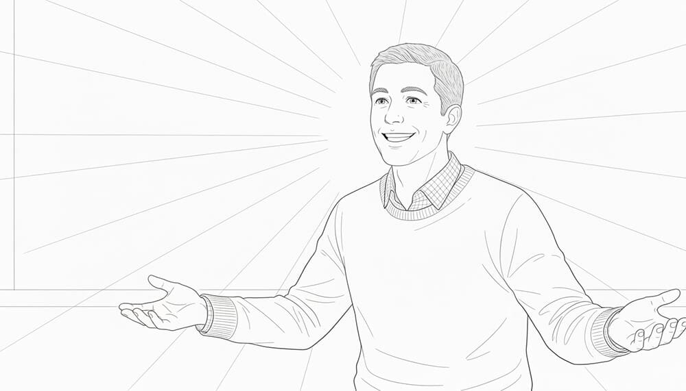 만성 두통으로 힘들었지만 스트레스 해소와 충분한 수면을 통해 회복하고 웃는 모습