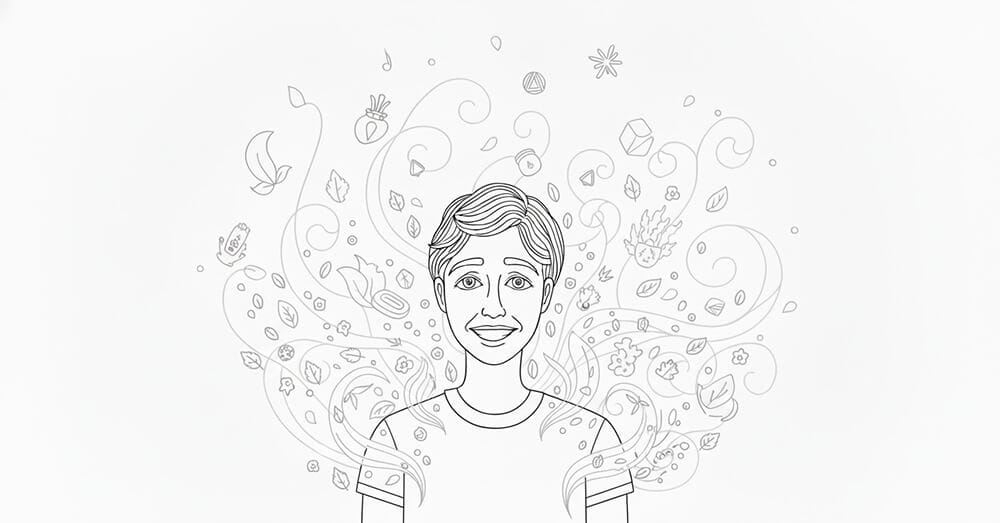 스트레스 해소 후 밝은미소