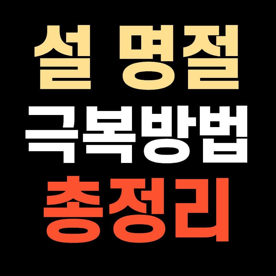 2026 설 명절 후유증 극복 총정리: 스트레스 낮추는 3가지 음식